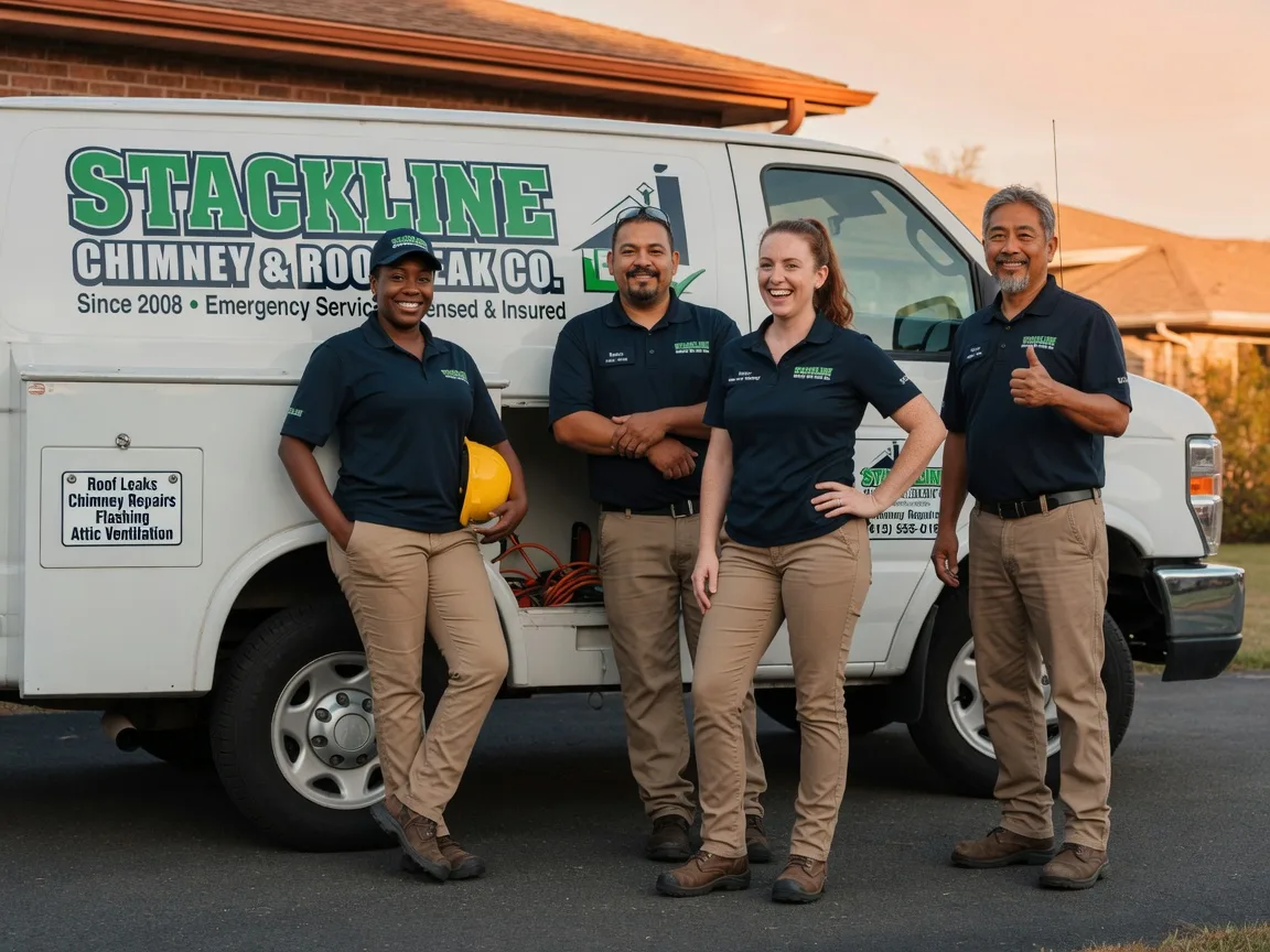 Chimney flashing repair company in Douglass, TX